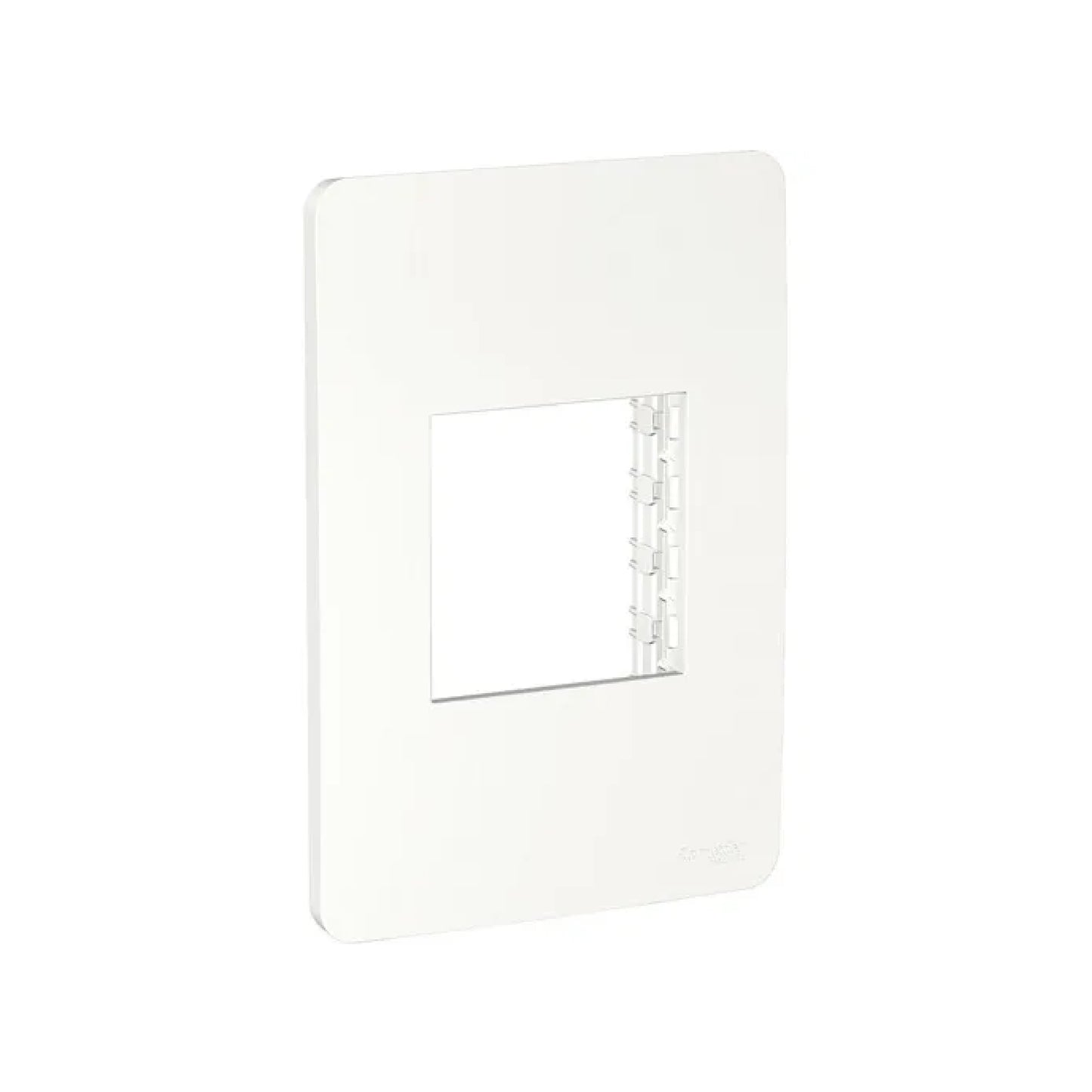 Placa de 2 Módulos y 1 Segmento coloor Blanco Orion Schneider Electric S735102004