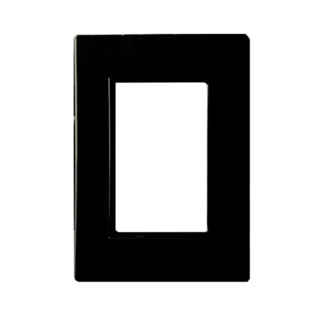 Placa de 3 módulos Negro cepillado Royer 100 Plus Eaton