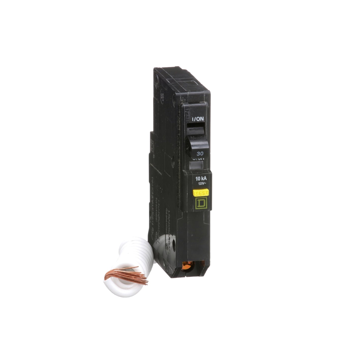 Interruptor Termoagnético 1 Polo 30 A con Protección Falla a Tierra Square D Enchufable Schneider Electric QO130GFI