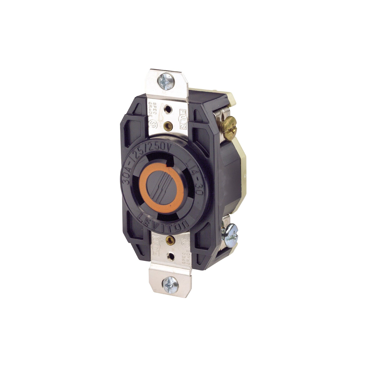 Receptáculo de Media Vuelta 30A 125/250V 3P 4H NEMA L14-30R Leviton