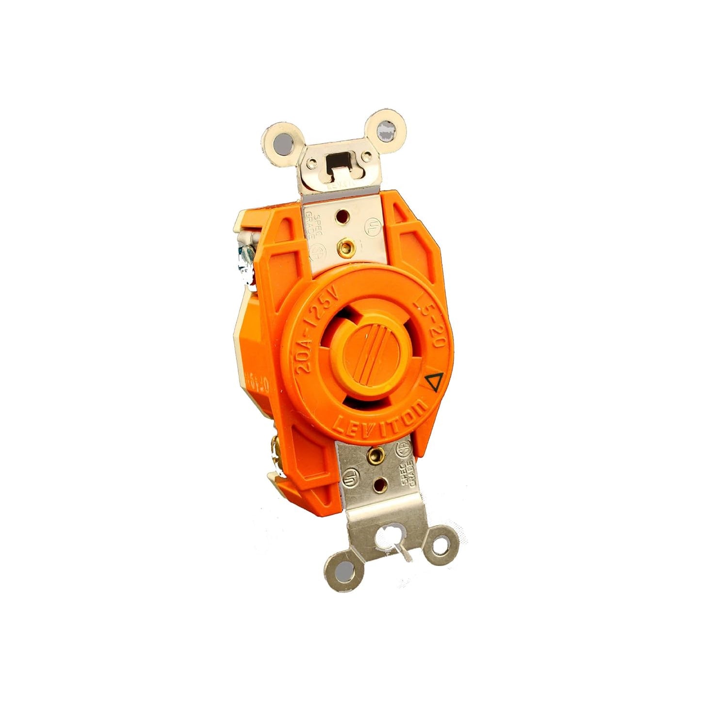 Receptáculo de Media Vuelta 2P 3H 20A NEMA L5-20R Leviton