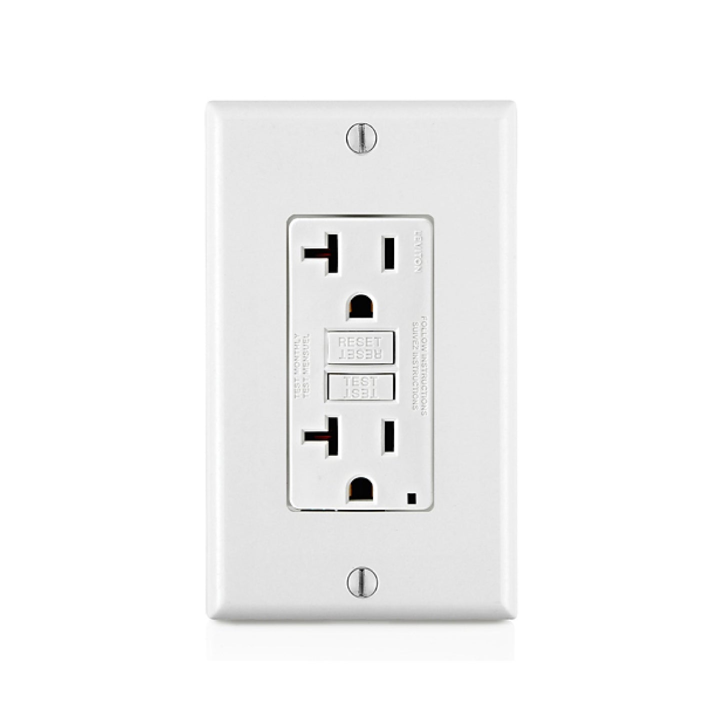 Contacto Dúplex Smartlock GFCI 20A 125V Blanco Leviton