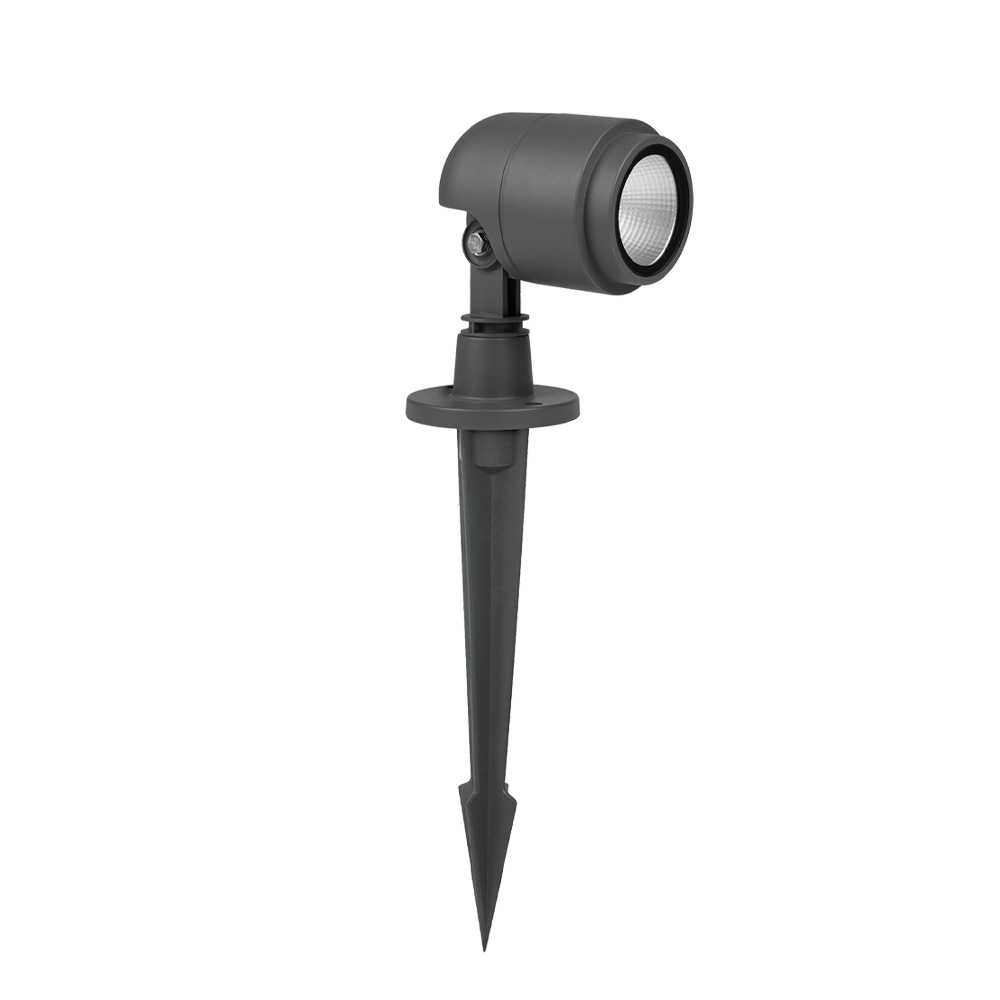 Lámpara LED de Jardín Tipo Estaca Gris Illux