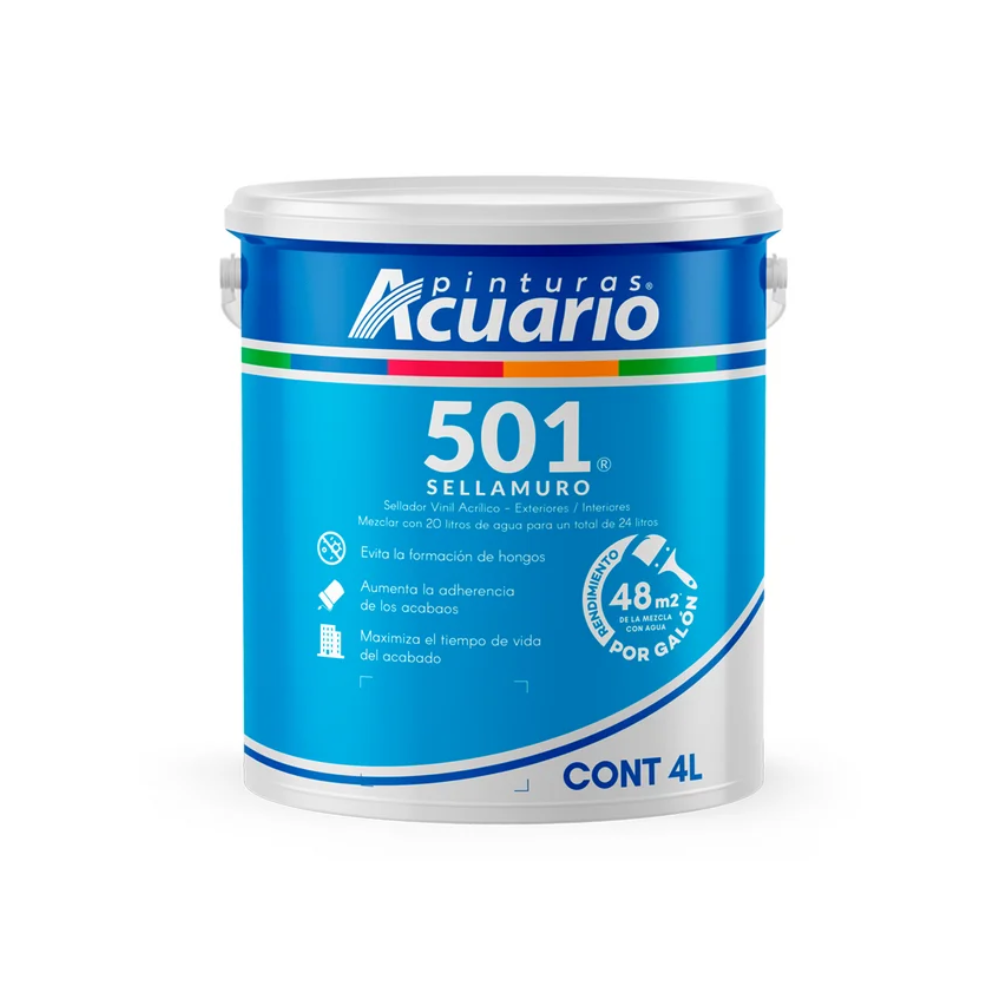 Sellador Vinílico 4 Lts 501 Acuario
