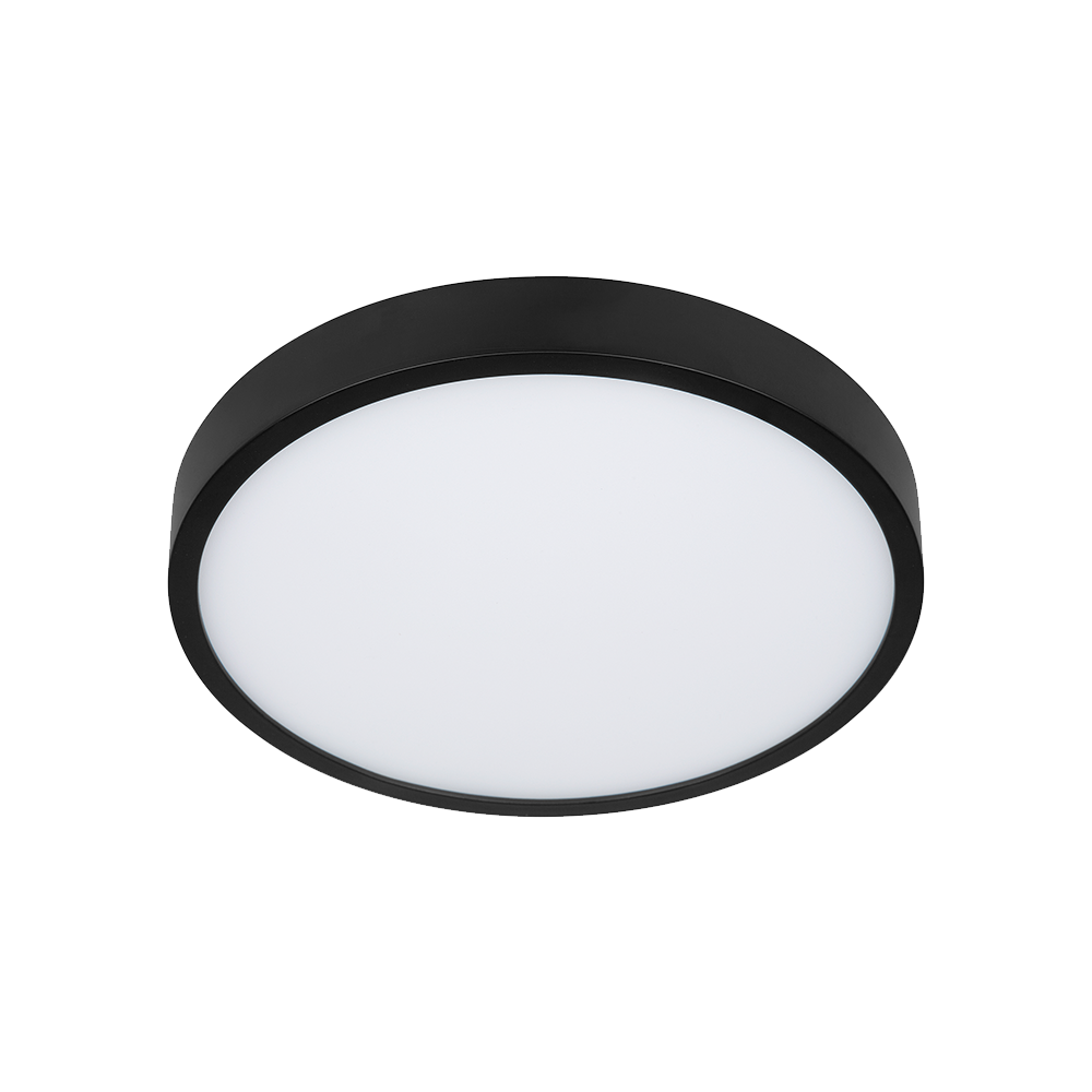 Plafón SMD LED Luz blanca 15W Negro Illux