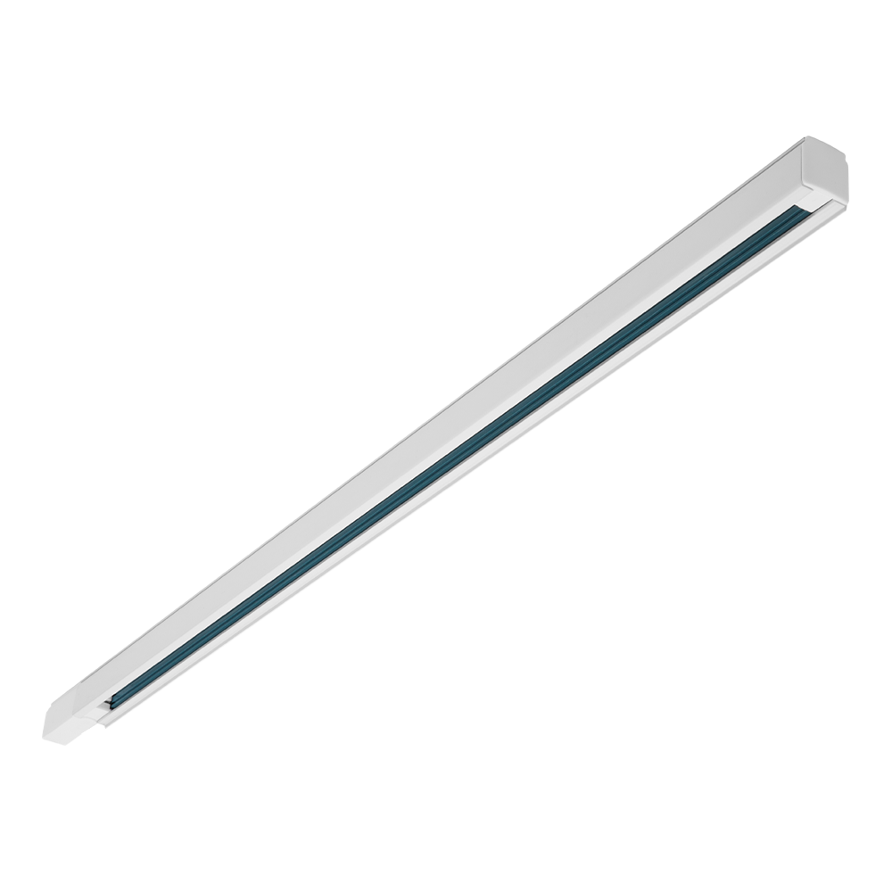 Riel de Sobreponer Aluminio Blanco 2m Illux