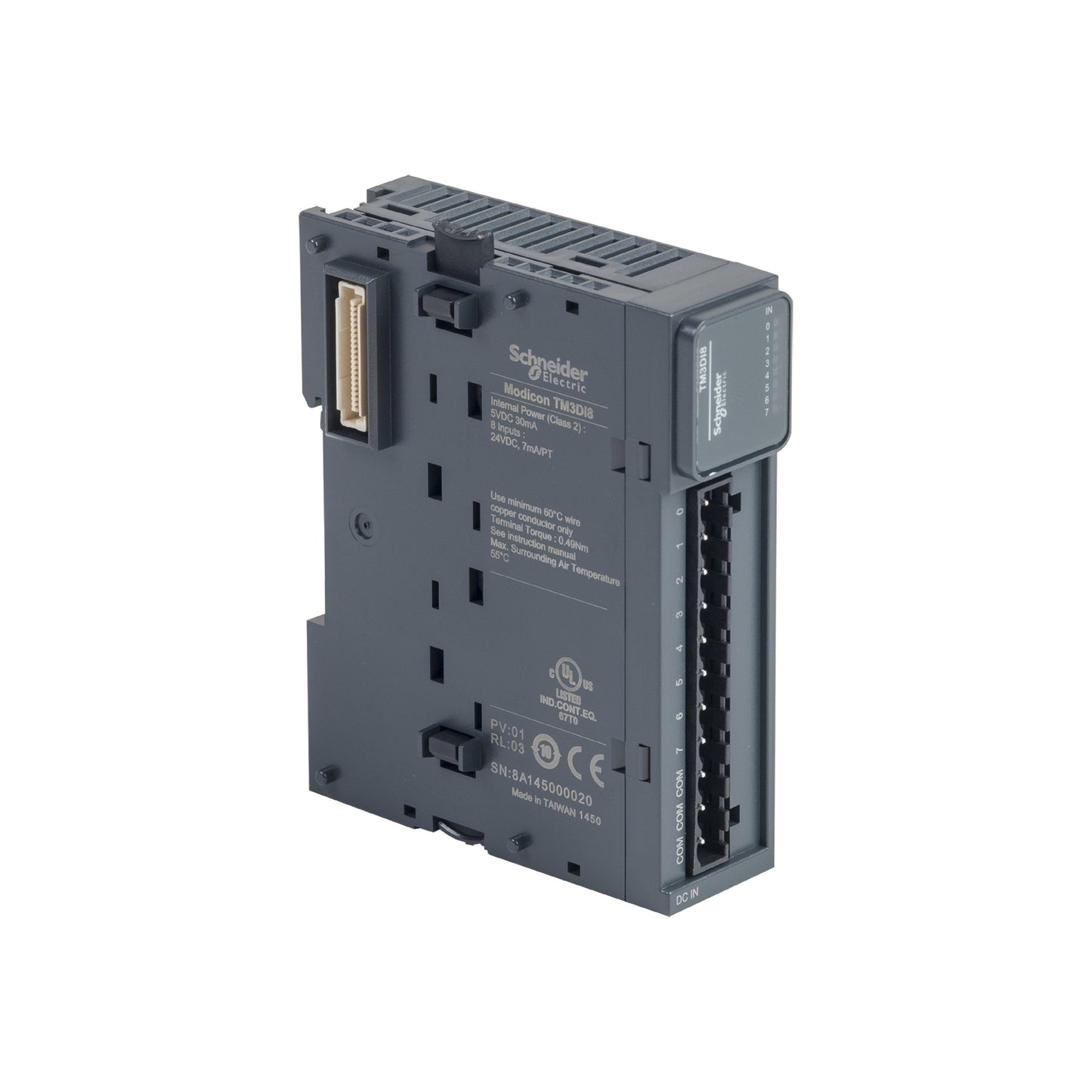 Module TM3-8 Inputs ((*)) Schneider Electric TM3DI8