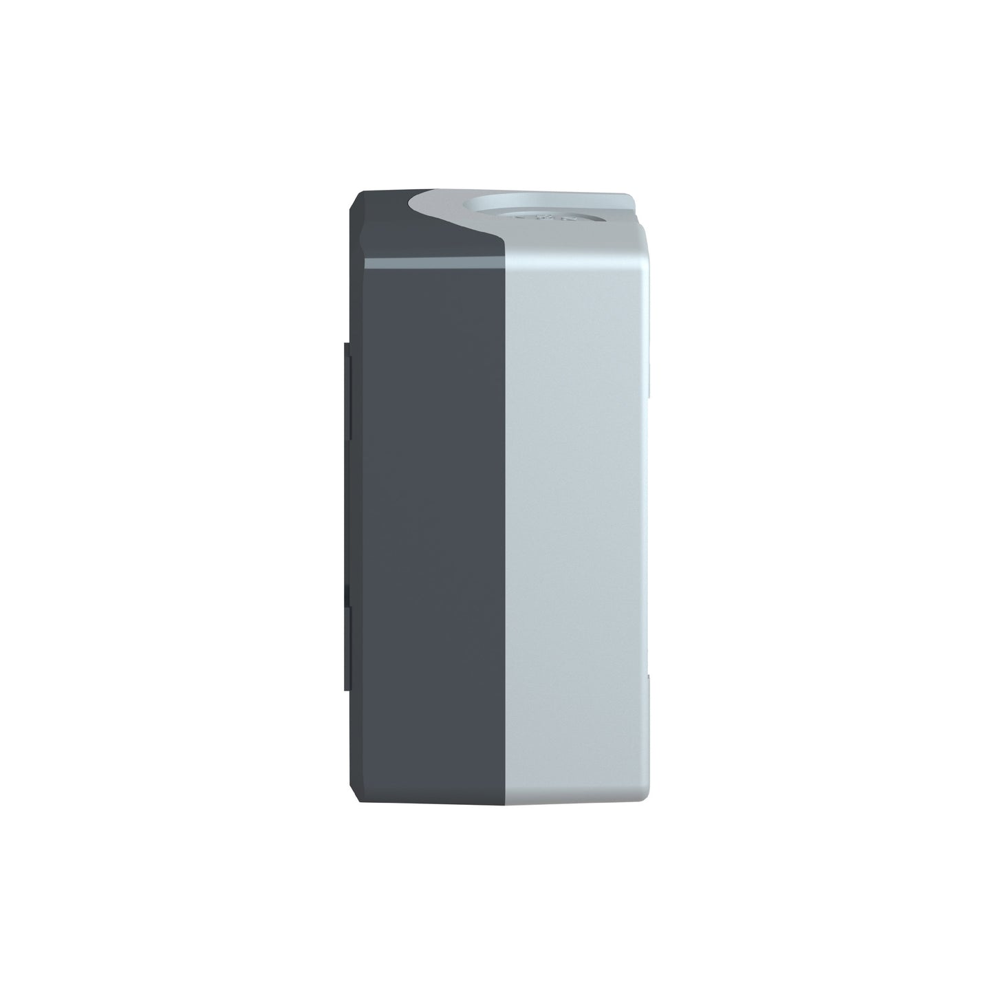 Dark Grey Empty Enclosure Lid With Light Grey Base-2 Cut-Outs Schneider Electric XALD02