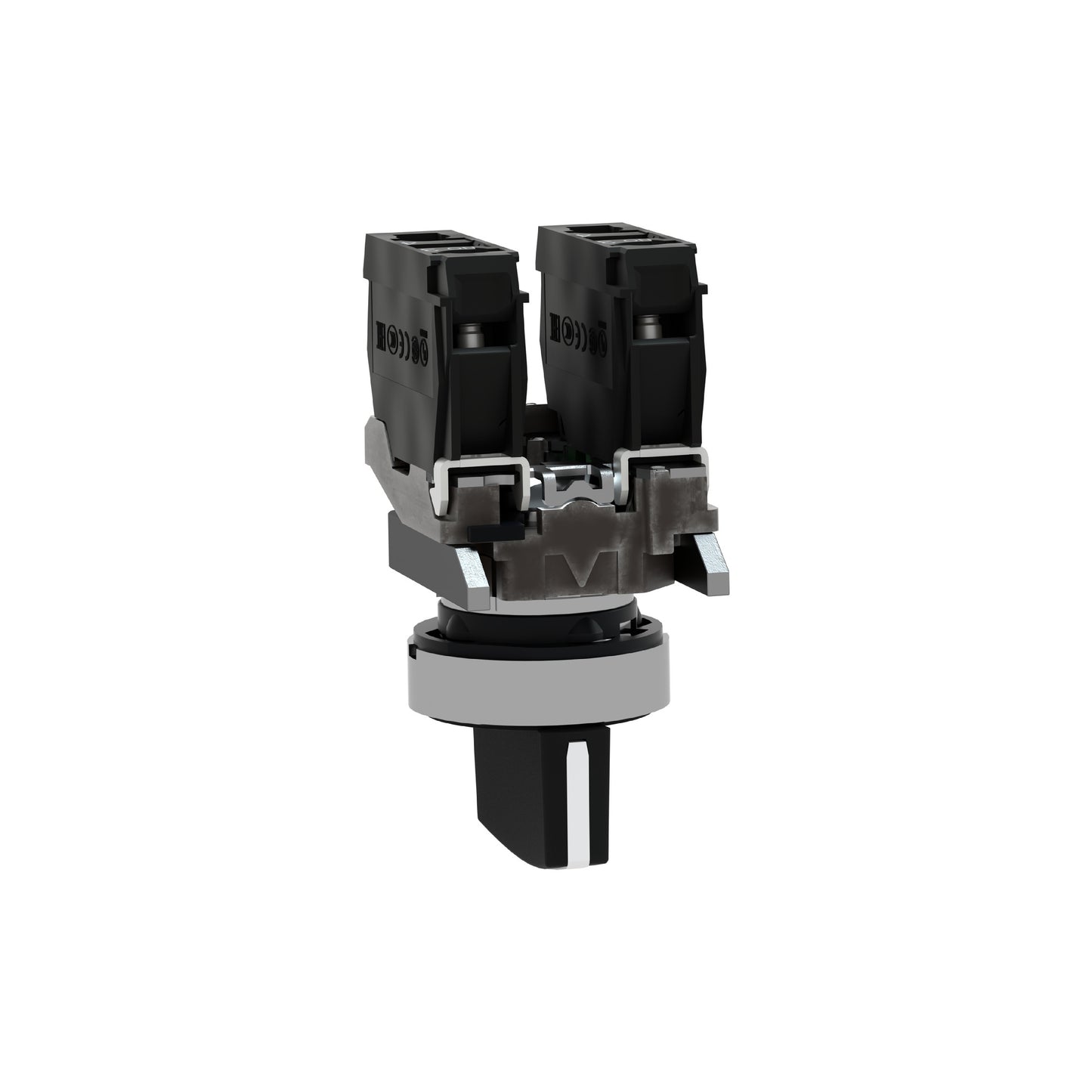 Selector Negro Ø 22 Mango de 3 Posiciones-2 Na Schneider Electric XB4BD53