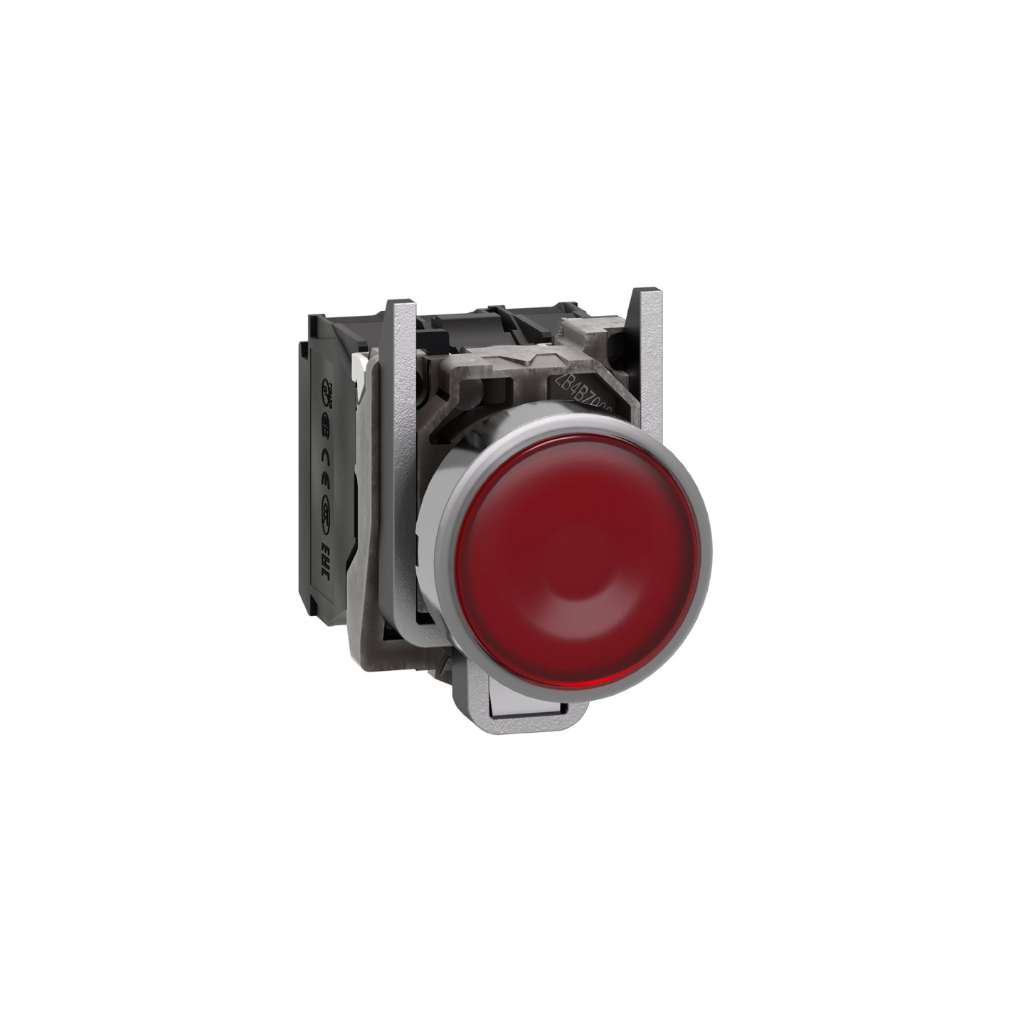Pulsador Rojo Luminoso Ø 22-Retorno Resorte Nivelado-120 V-1 Na + 1 NC Schneider Electric XB4BW34G5
