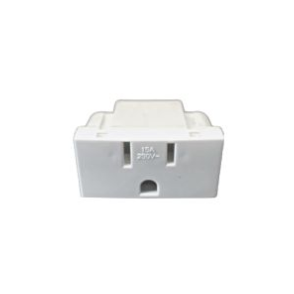 Contacto Polarizado Blanco 15A 127/250V Royer