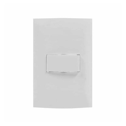 Placa con 1 Apagador Sencillo Blanco Cien Leviton
