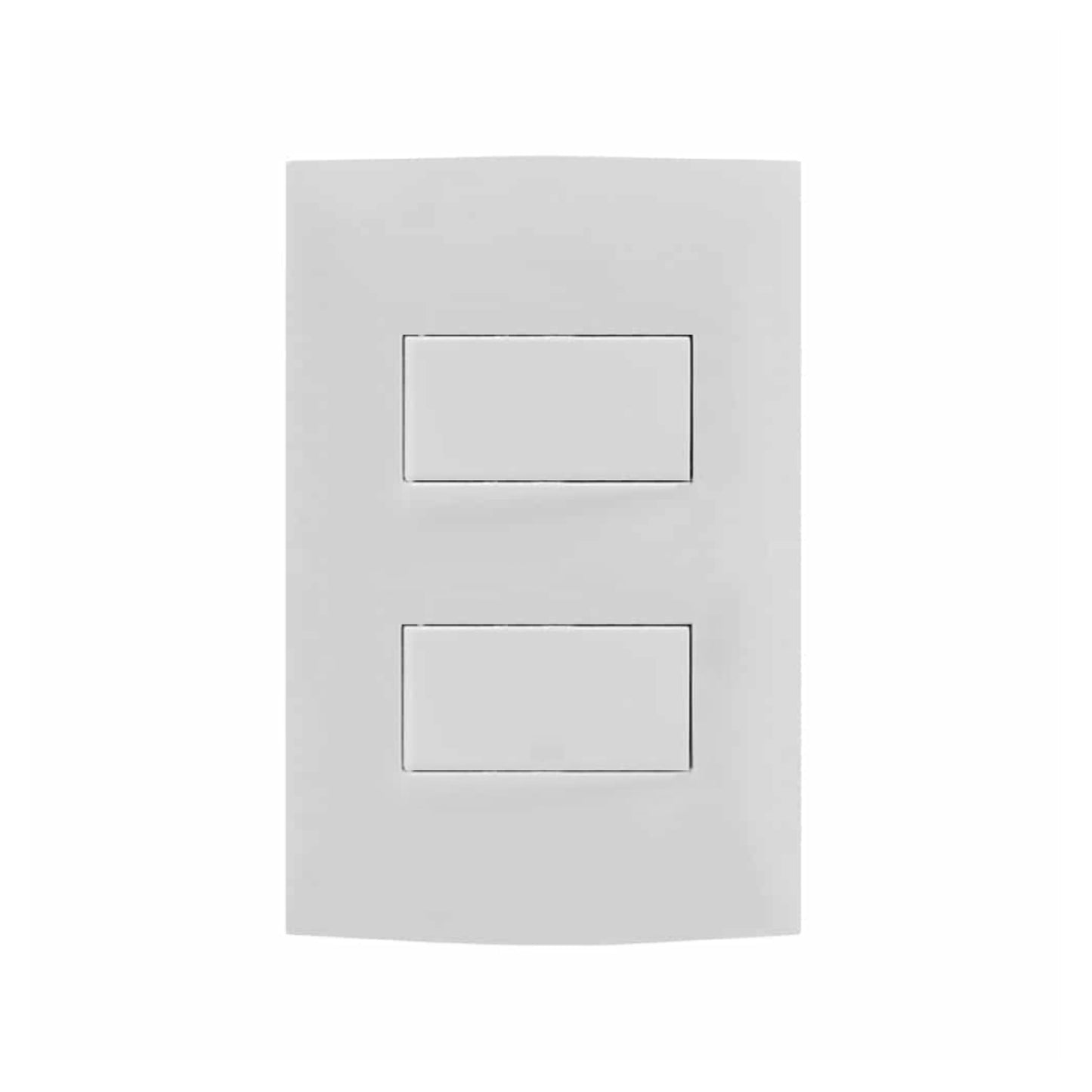 Placa con 2 Apagadores Sencillos Blanco Cien Leviton