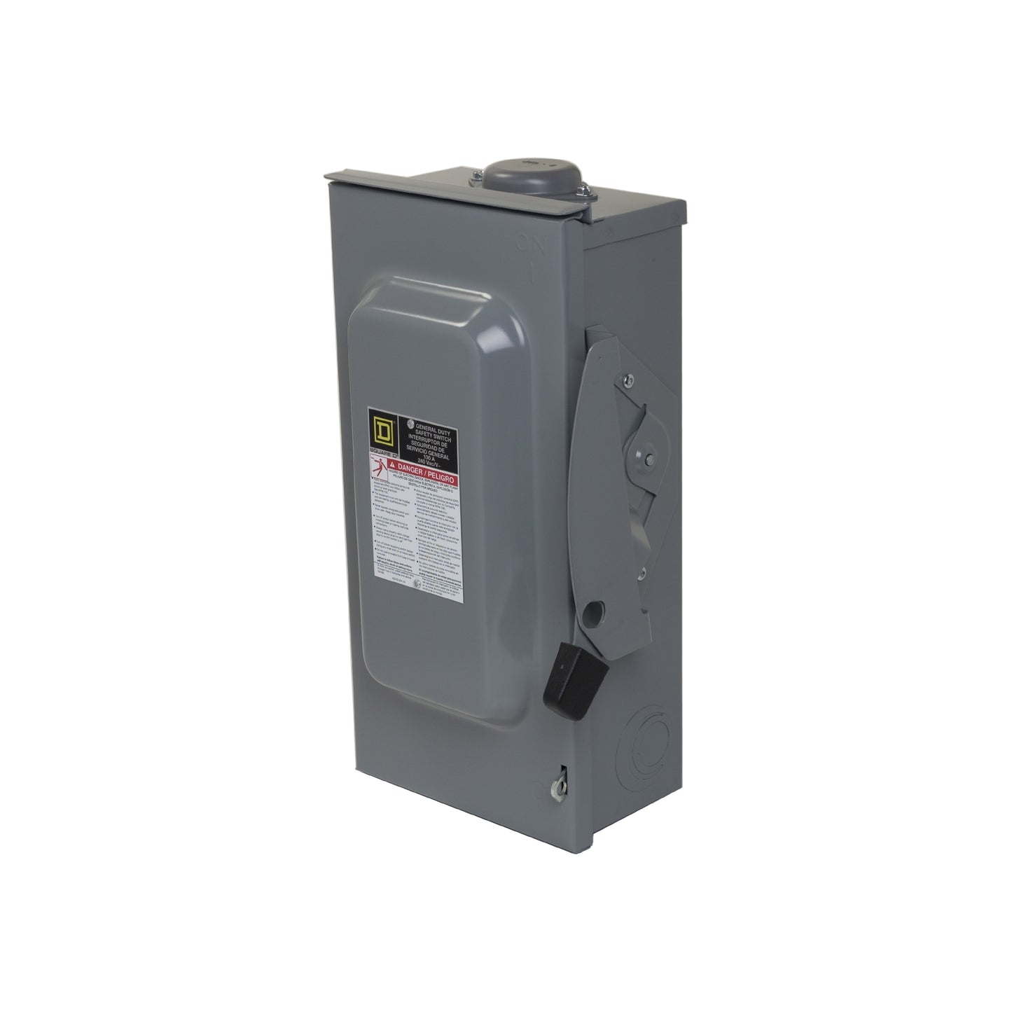 Interruptor de Seguridad con Porta Fusibles 3 Polos 100 A NEMA 3R Neutro Square D Schneider Electric D323NRB
