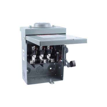 Interruptor de Seguridad sin Porta Fusibles 3 Polos 60 A NEMA 3R Square D Schneider Electric DU322RB