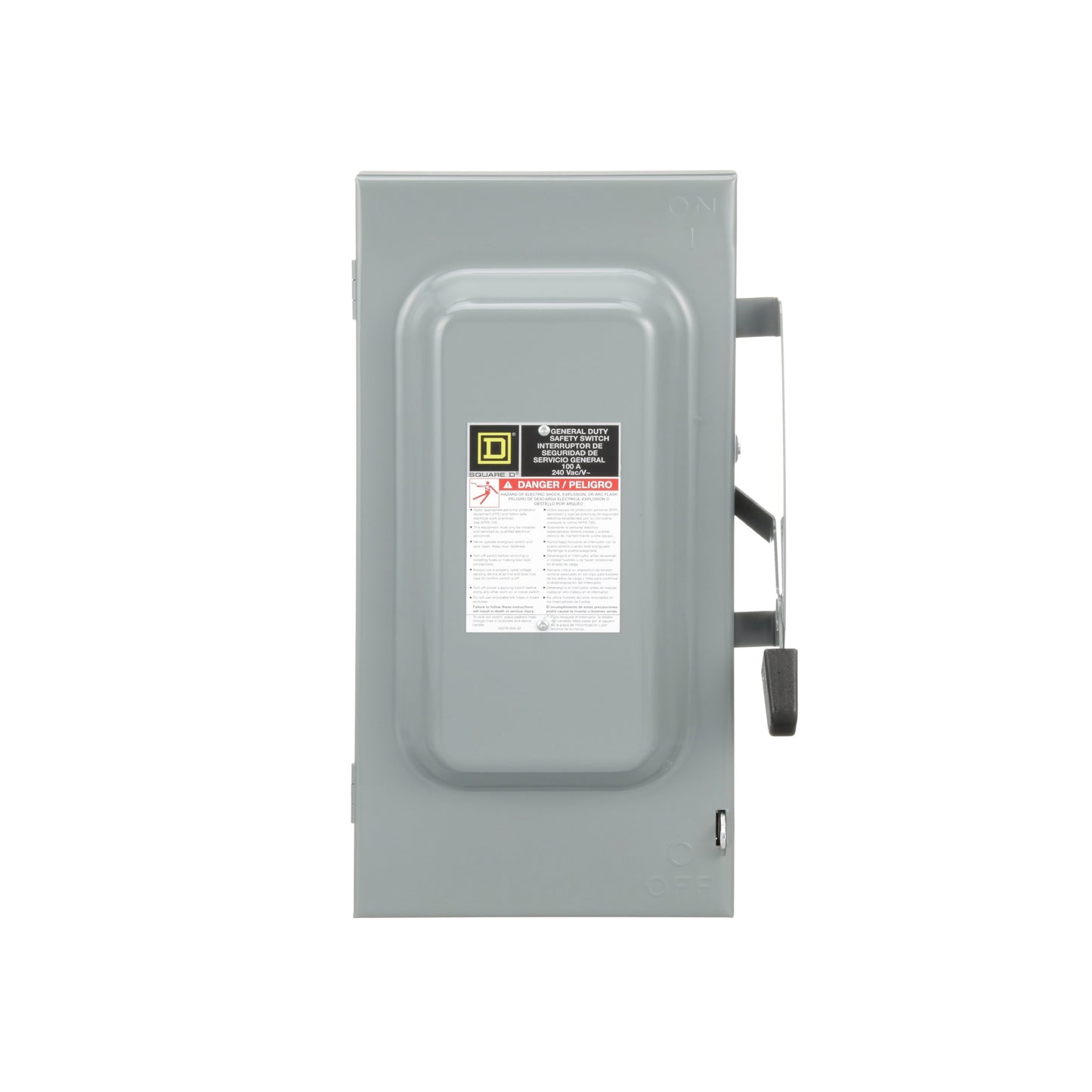 Interruptor de Seguridad Sin Porta Fusibles 3P 3H Schneider Electric DU323