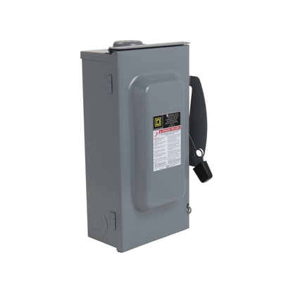 Interruptor de Seguridad sin Porta Fusibles 3 Polos 100 A NEMA 3R Square D Schneider Electric DU323RB