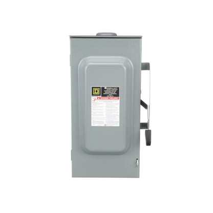 Interruptor de Seguridad sin Porta Fusibles 3 Polos 100 A NEMA 3R Square D Schneider Electric DU323RB