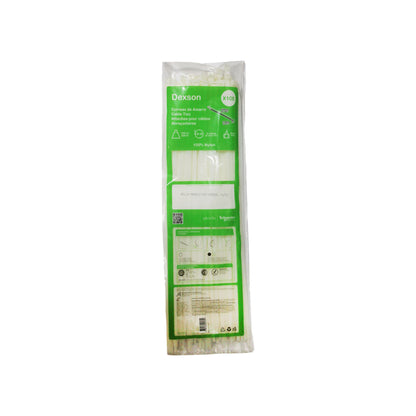 Cinchos Dexson de 55 cm x 4.8 mm color Blanco (100 pzs.) Dexson Schneider Electric DXN3021B