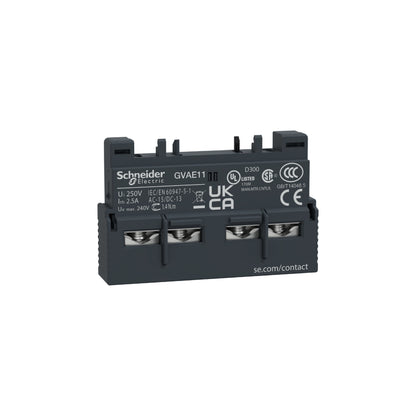 Bloque de Contacto Auxiliar Frontal 1 NA + 1 NC Schneider Electric GVAE11