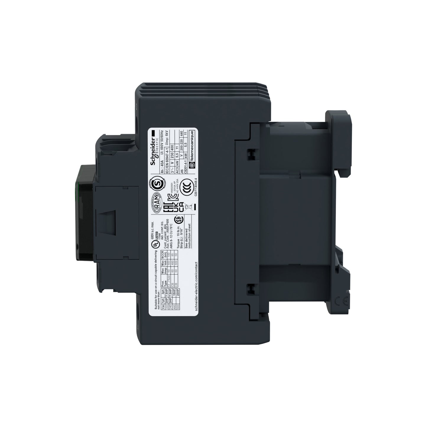 Contactor 4P 40 A Schneider Electric LC1D258F7