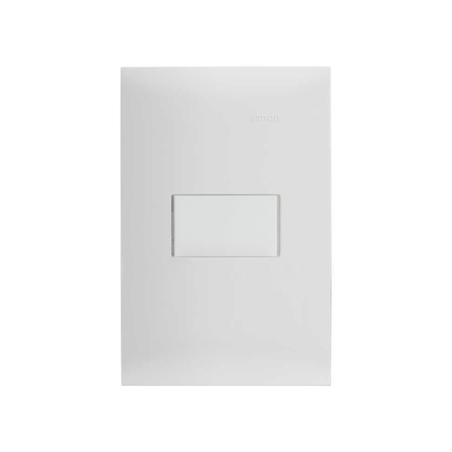 Placa con 1 Apagador Sencillo Blanco Simon 25