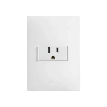 Placa con 1 Contacto 2P+T Blanco Simon 26