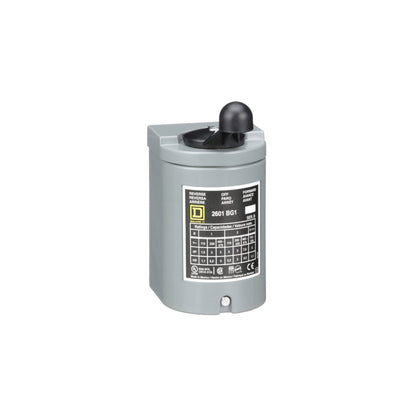 Interruptor de Tambor Reversible Monofásico de 5 HP a 575 VCA (1 Fase) o 7.5 HP a 575 VCA (3 Fases), Operado por Manija, Gabinete NEMA 1 Schneider Electric 2601BG1