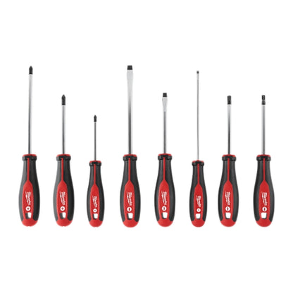 Kit de 8 Destornilladores con ECX Milwaukee