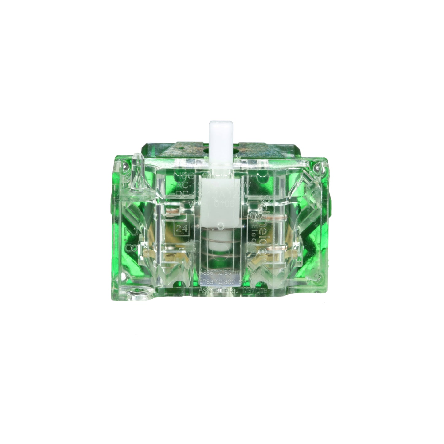 Bloque Contacto Botón de Control-9.001-K Ø 30-1 Na Terminales Protegidos Schneider Electric 9001KA2