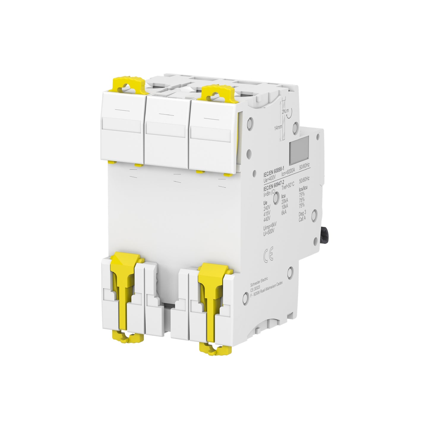ACTI9 Interruptor Termomagnetico IC60N 3x20 A Curva C Schneider Electric A9F74320