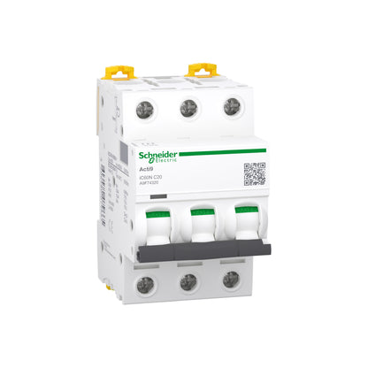 ACTI9 Interruptor Termomagnetico IC60N 3x20 A Curva C Schneider Electric A9F74320