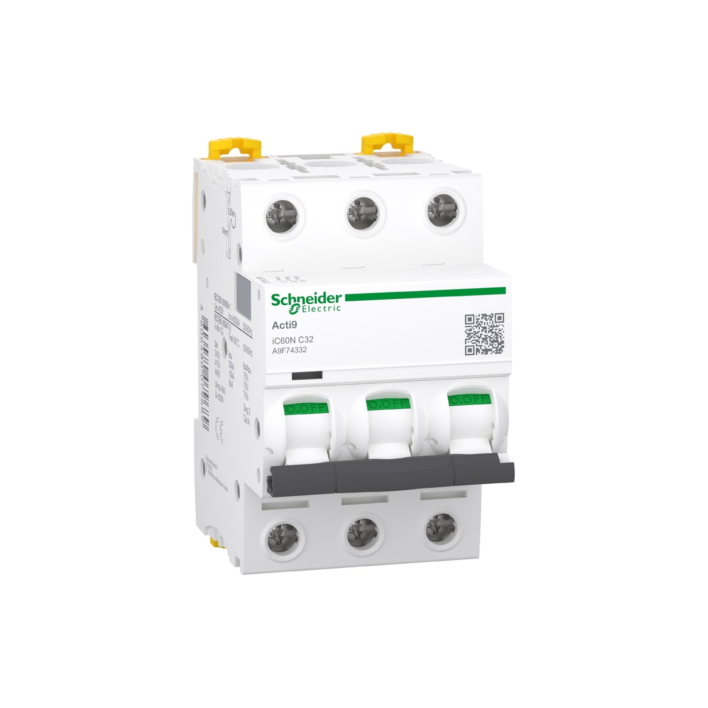 ACTI9 Interruptor Termomagnetico IC60N 3x32 A Curva C Schneider Electric A9F74332