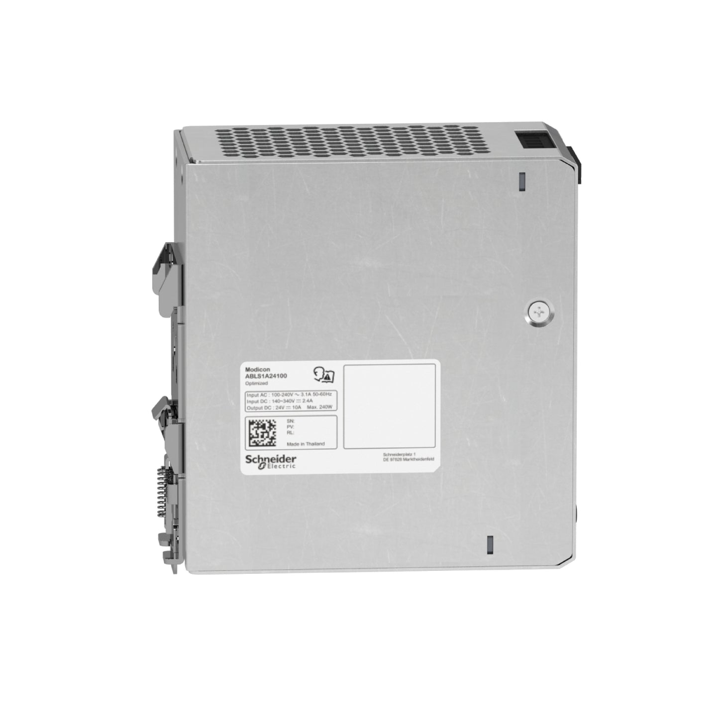Fuente de Alimentación Conmutada, Fuente de Alimentación Regulada, 100-240 V CA, 24 V 10 A, Monofásica, Optimizada Schneider Electric ABLS1A24100