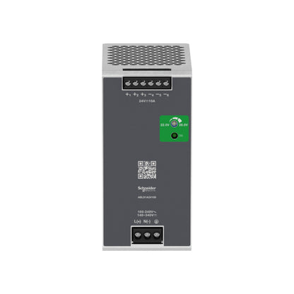 Fuente de Alimentación Conmutada, Fuente de Alimentación Regulada, 100-240 V CA, 24 V 10 A, Monofásica, Optimizada Schneider Electric ABLS1A24100