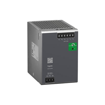 Fuente de Alimentación Conmutada, Fuente de Alimentación Regulada, 100-240 V CA, 24 V 20 A, Monofásica, Optimizada Schneider Electric ABLS1A24200