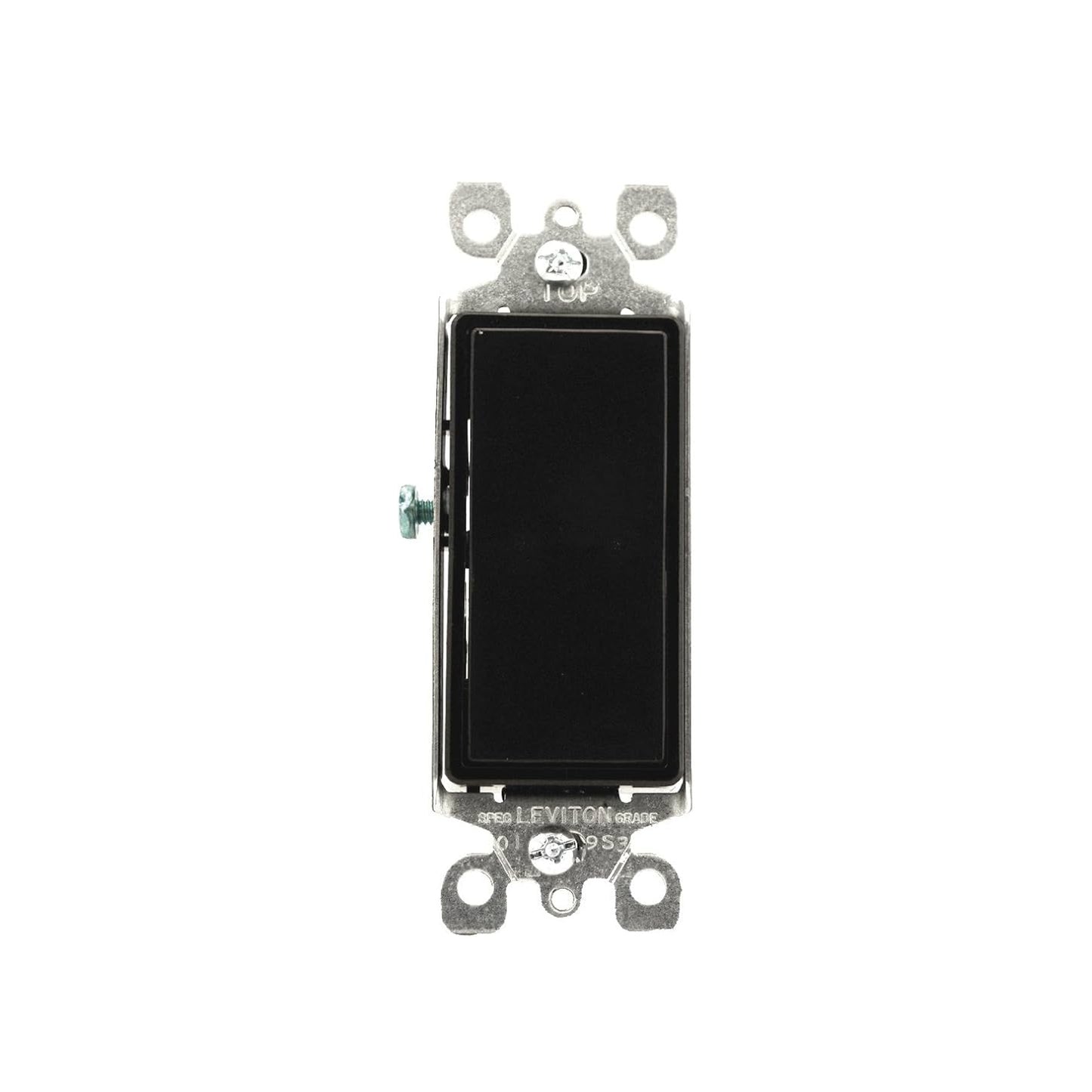 Apagador de 3 vías 15A Negro Decora Leviton