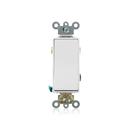 Apagador de 3 vías 20A Blanco Decora Plus Leviton
