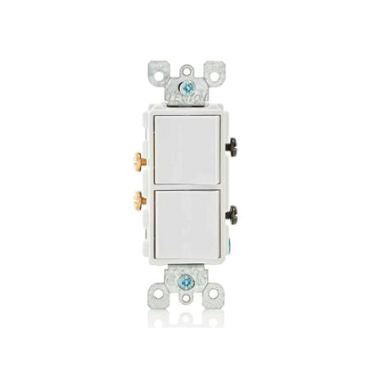 Apagador de 3 vías 15A Blanco Decora Leviton