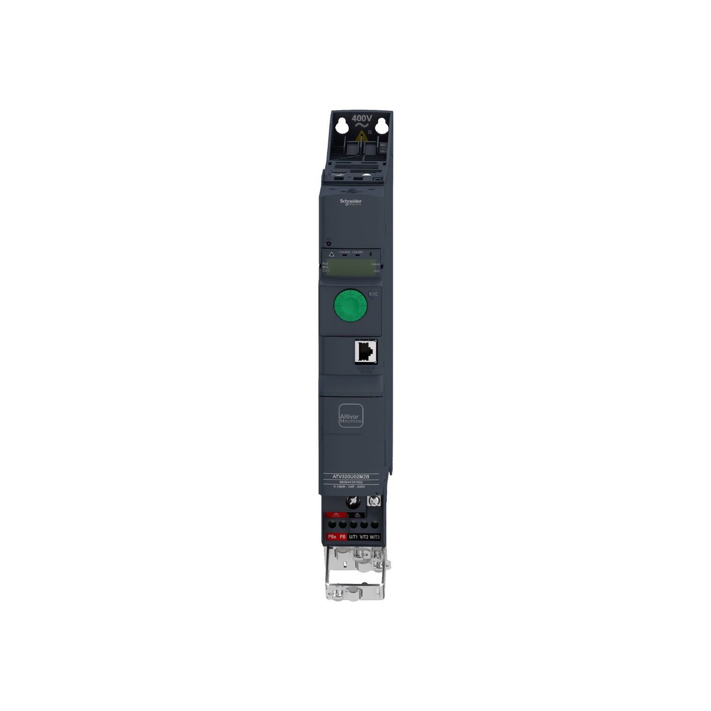Variador de Velocidad ATV320 Altivar, 0.37 kW, 0.5 HP, 380...500v, 3 Fases Schneider Electric ATV320U04N4B