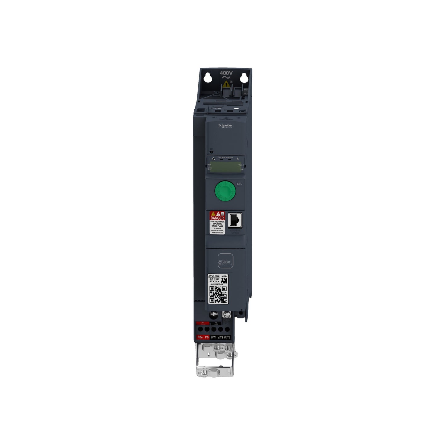 Variador de Velocidad ATV320 Altivar, 2.2 kW, 3 HP, 380...500v Schneider Electric ATV320U22N4B