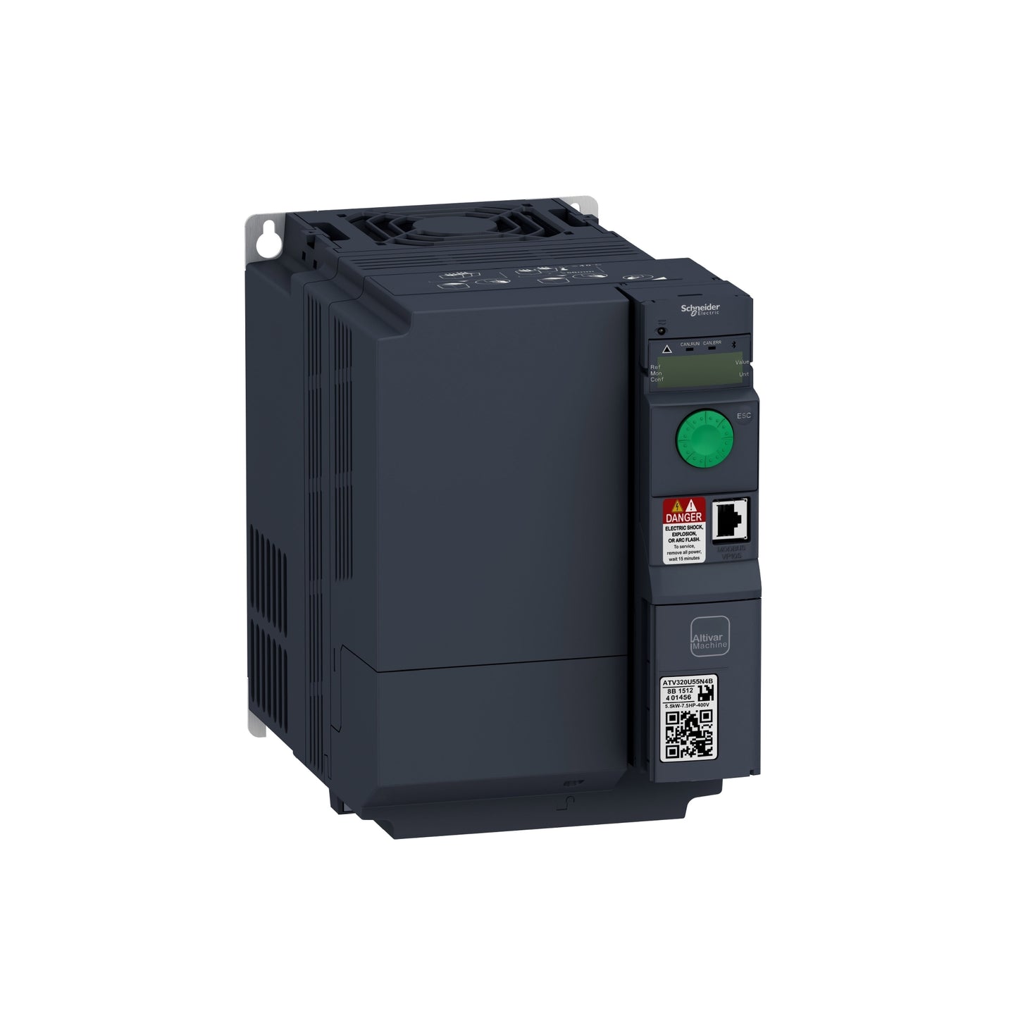 Variador de Velocidad ATV320 Altivar, 7.5 kW, 380 a 500V Schneider Electric ATV320U75N4B