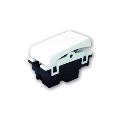 Apagador LED sencillo 15A 127V Blanco Royer