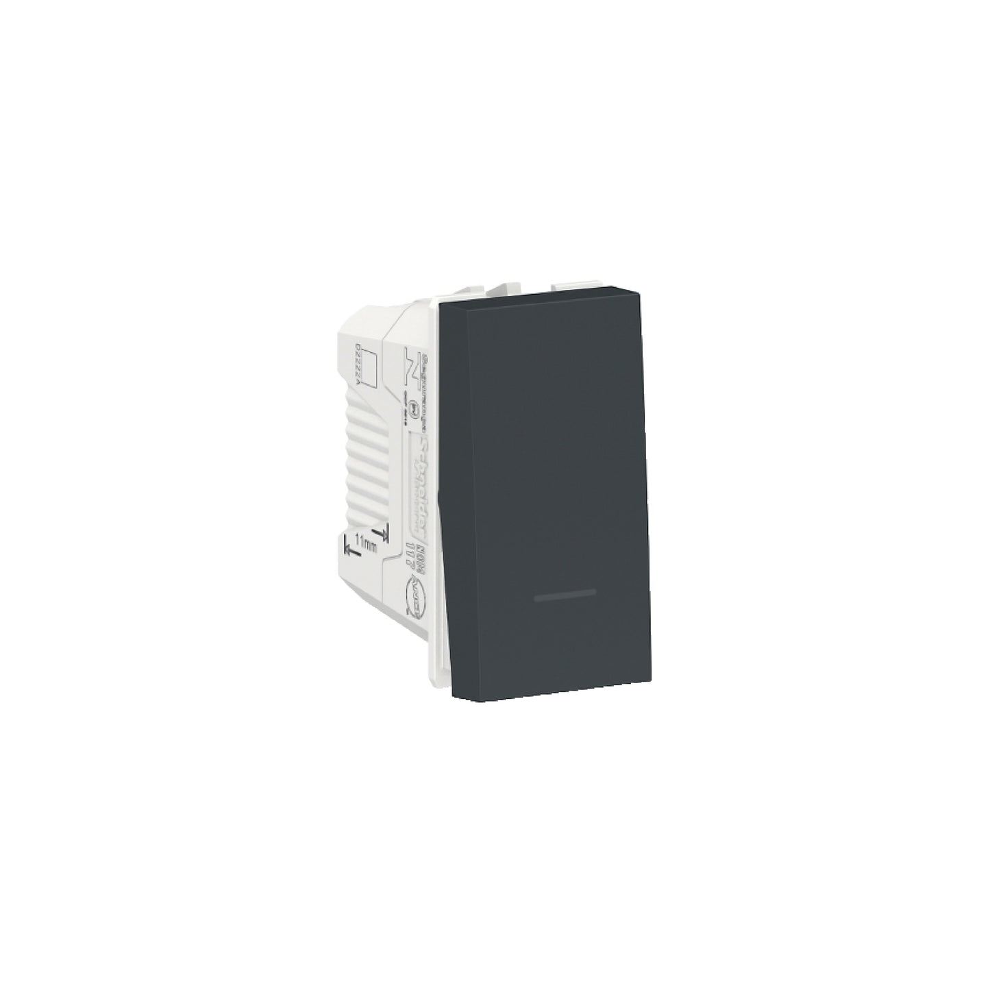 Apagador Sencillo color Grafito Orion 16A 1 vía Schneider Electric S70116194