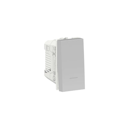 Apagador Sencillo color Plata Orion 16A 1 vía Schneider Electric S70116174