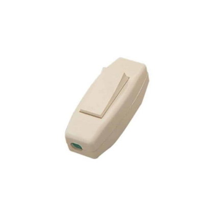 Apagador de paso chico Marfil 10A 127V Royer
