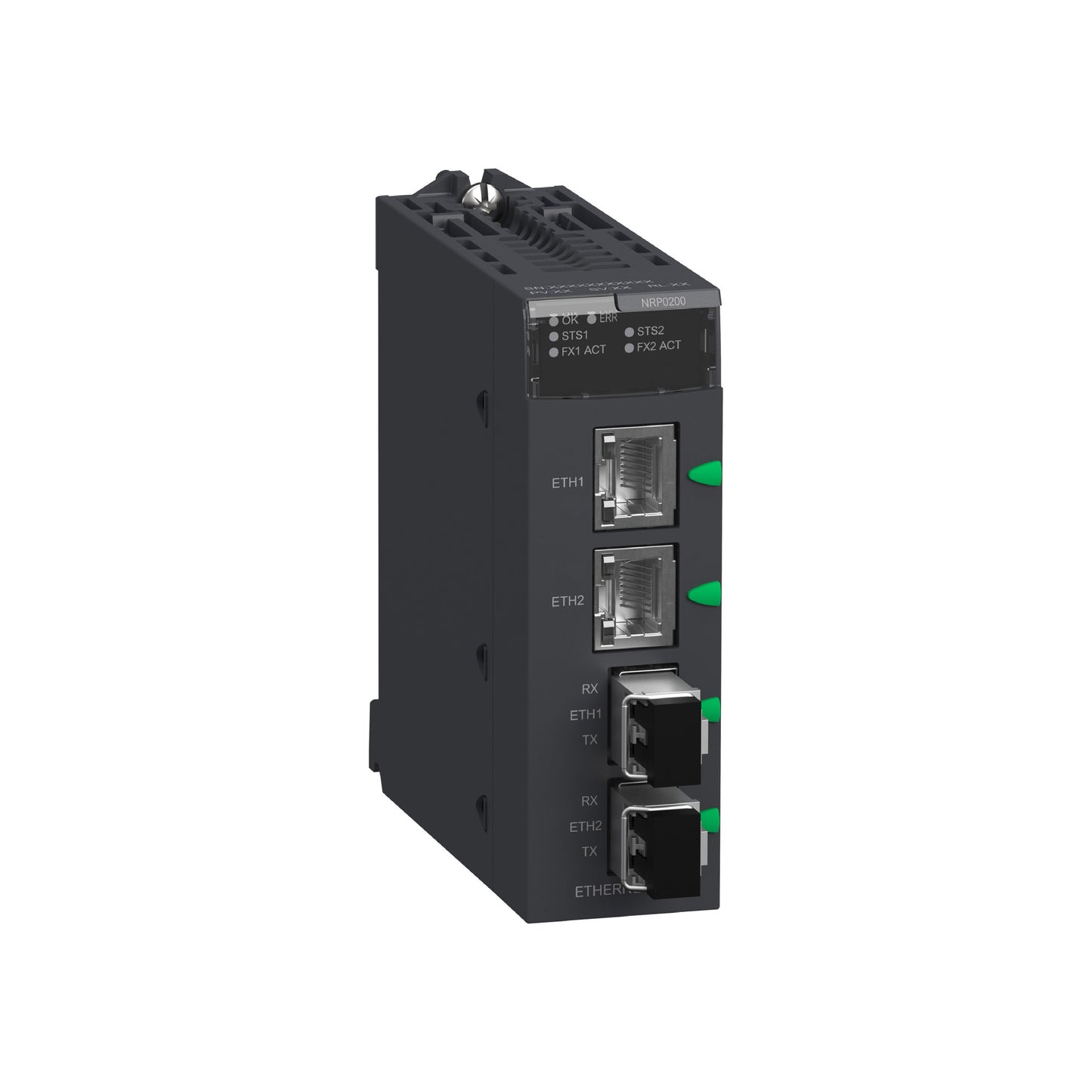 Fiber Converter MM/Lc 2ch 100mb ((*)) Schneider Electric BMXNRP0200