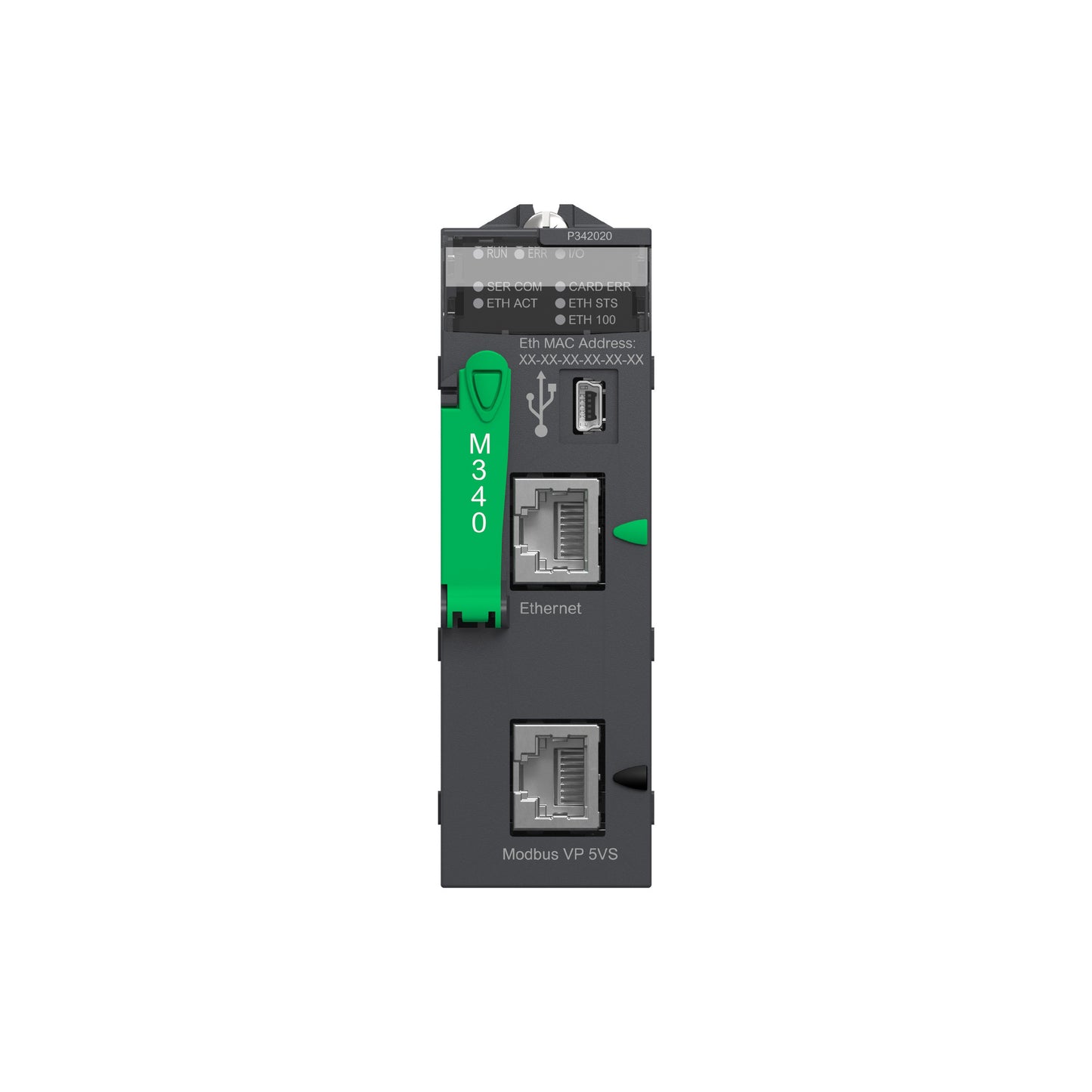 Mód Proces M340 ––– Máx 1024 E/S Digital + 256 Analógicas-MODBUS-ETHERNET Schneider Electric BMXP342020
