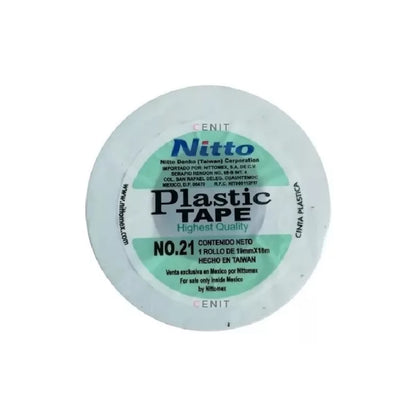 Cinta de Aislar 19mm x 18mts Blanca Nitto