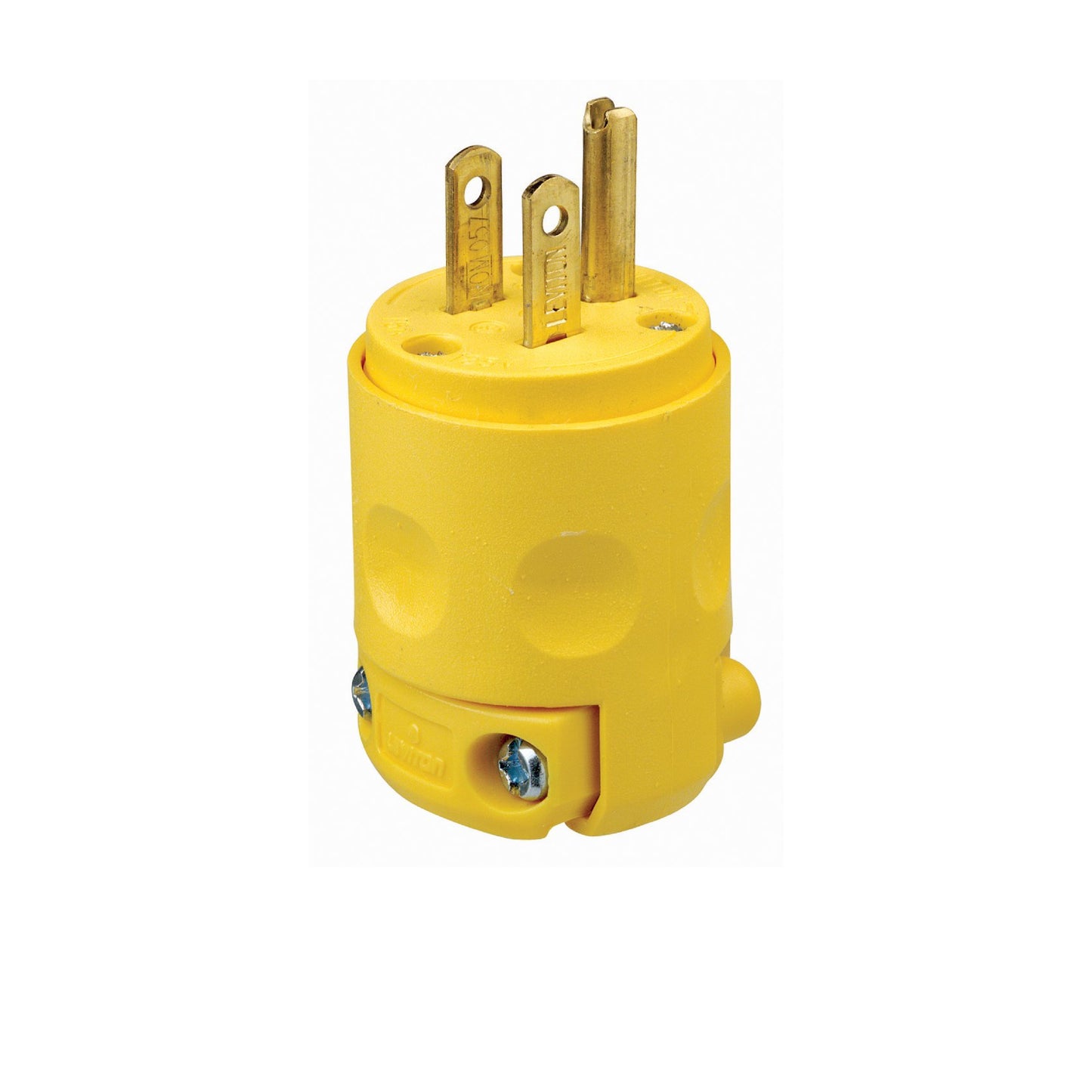 Clavija de Grado Comercial 15A 125V 3H Amarillo Leviton